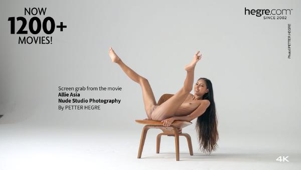 Allie Asia Nude Studio Photography #22