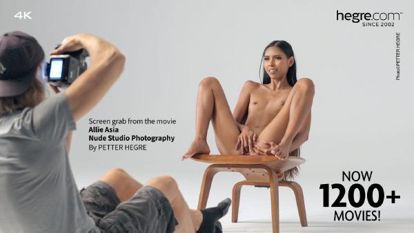 Allie Asia Nude Studio Photography #26