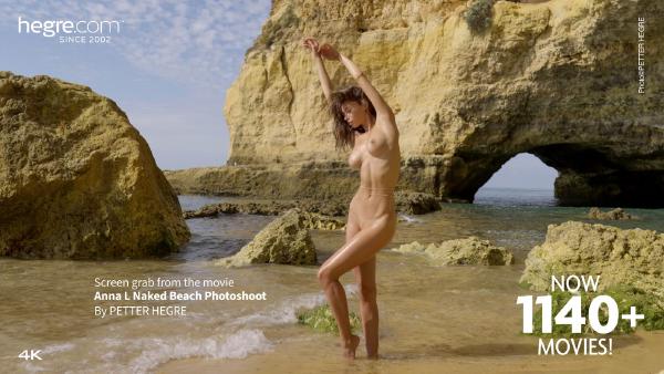 Anna L Naked Beach Photoshoot #7