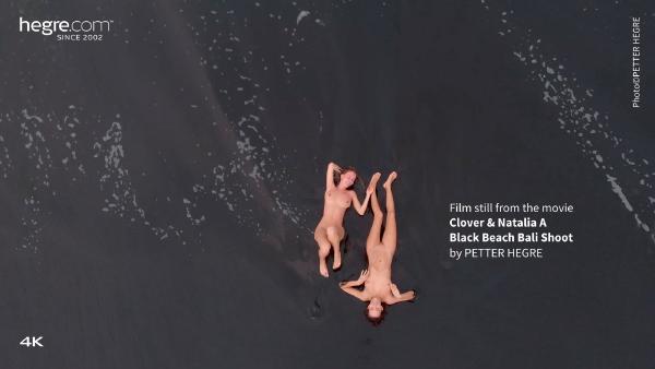 Clover And Natalia A Black Beach Bali Shoot #8