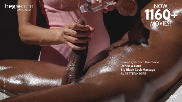 Denise e Goro Massagem de Pau Preto Grande #17