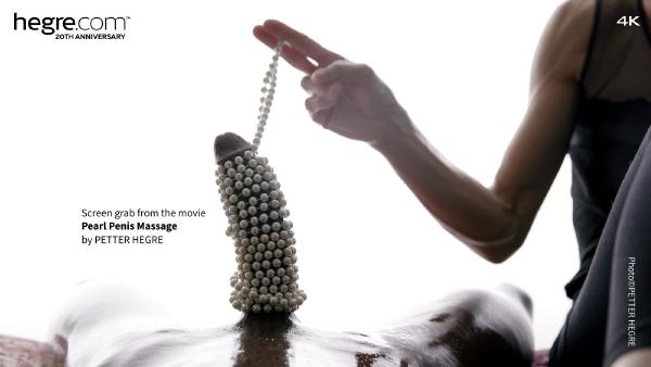 Masaje de pene con perlas #15