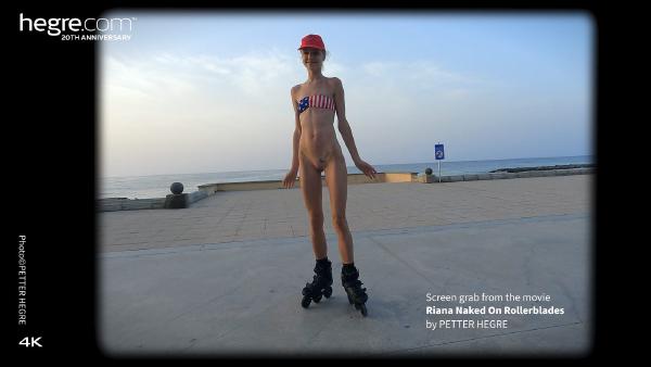 Riana Naked On Rollerblades #18