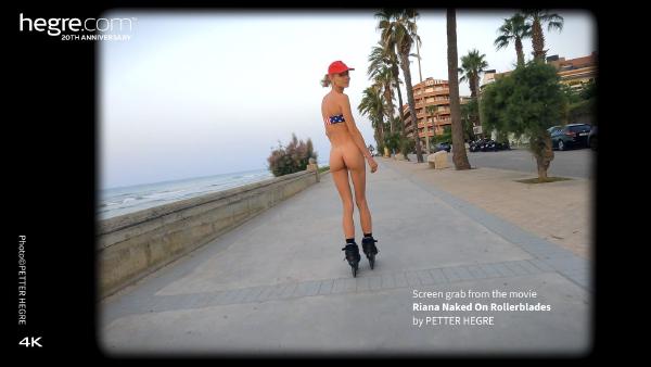 Riana Naked On Rollerblades #5