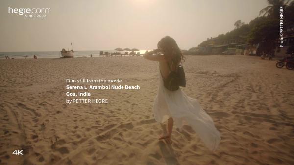 Serēna L Arambola pliks pludmale Goa Indija #27